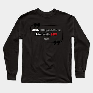 Allah love us Long Sleeve T-Shirt